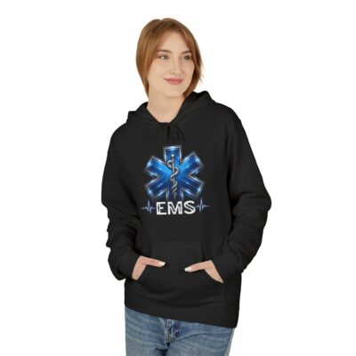 Alternative view of EMS Star of Life Hoodie – Emergency Medical Services Paramedic Sweatshirt