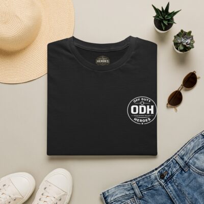 ODH 'Off Duty Heroes' Pocket Logo T-Shirt — Casual Everyday Tee for First Responders & Supporters
