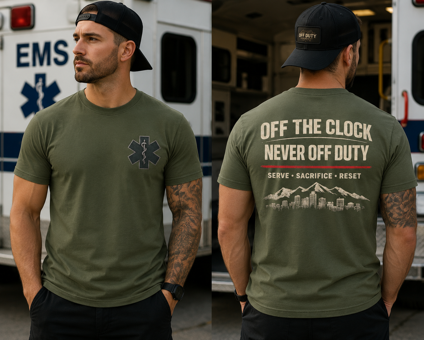 EMT Star of Life T‑Shirt – Medic Paramedic Emergency Medical Tee - Image 3