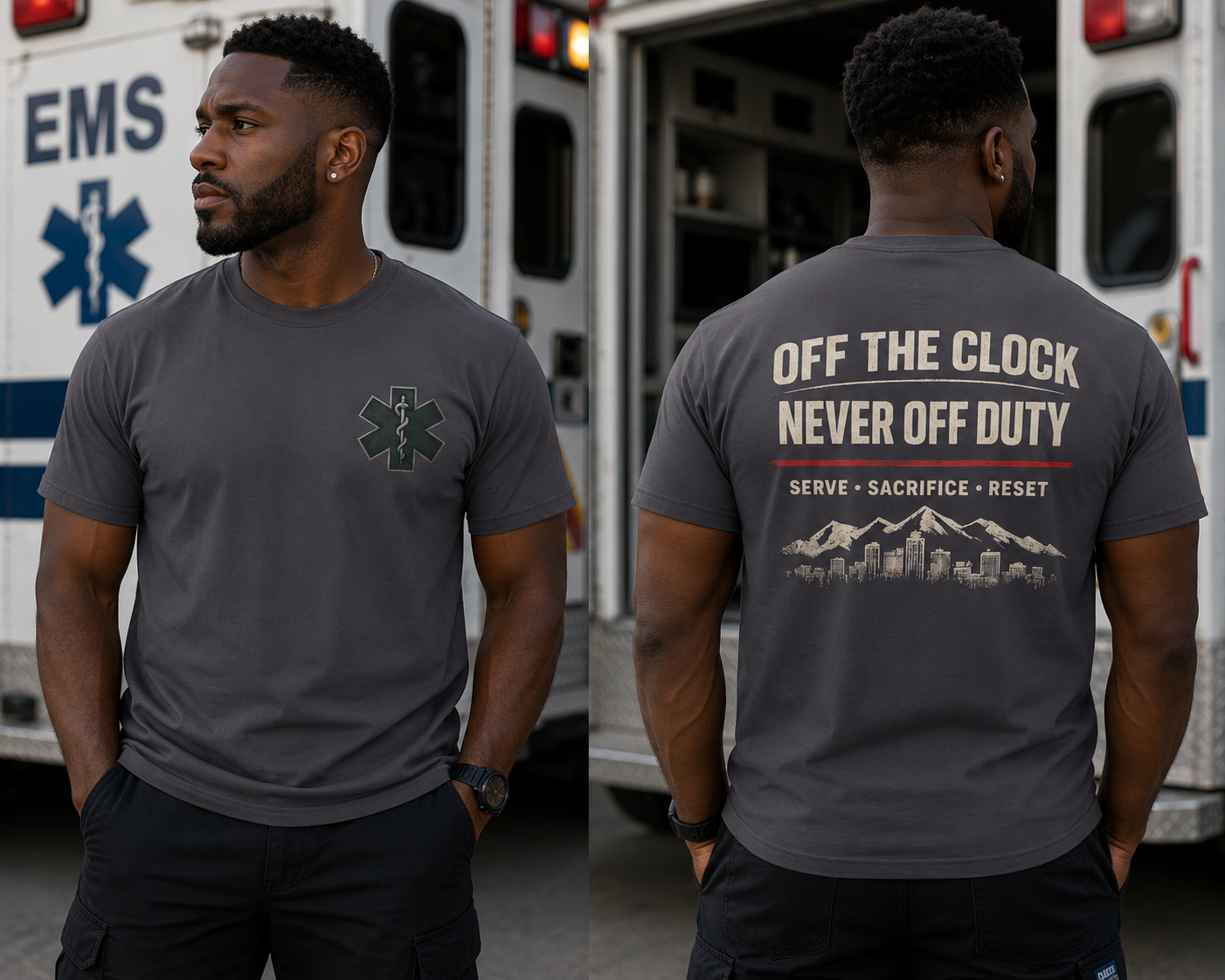 EMT Star of Life T‑Shirt – Medic Paramedic Emergency Medical Tee - Image 4