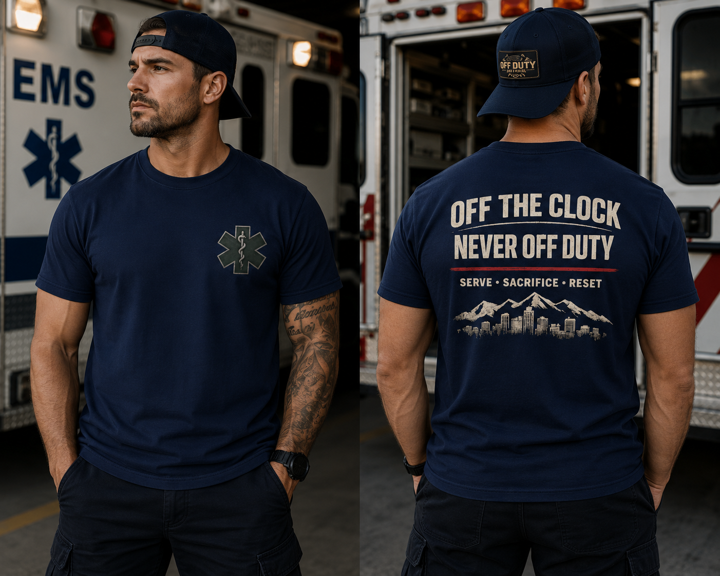 EMT Star of Life T‑Shirt – Medic Paramedic Emergency Medical Tee - Image 2