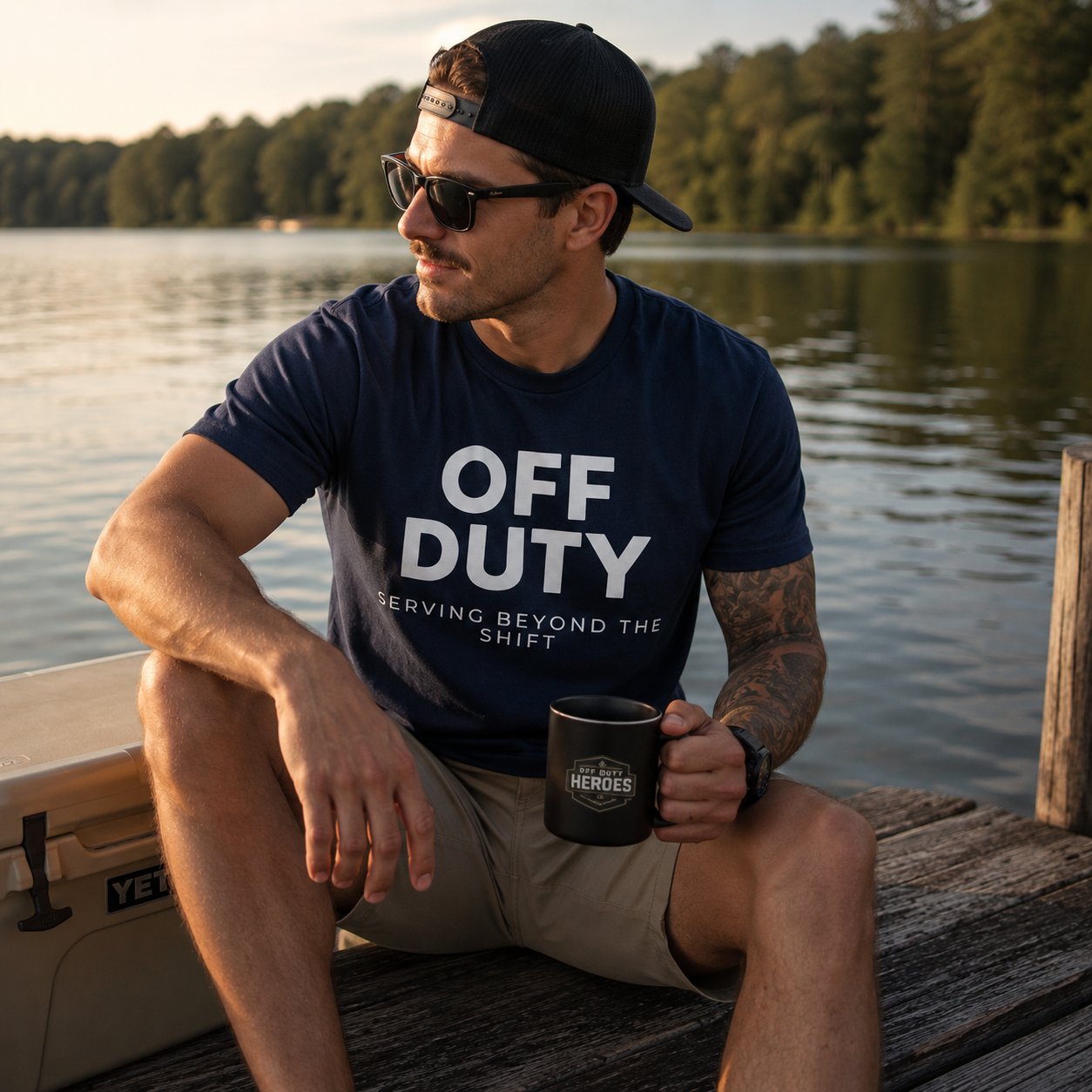 Off Duty T‑Shirt — 'OFF DUTY' Bold Graphic Tee First Responders - Image 2