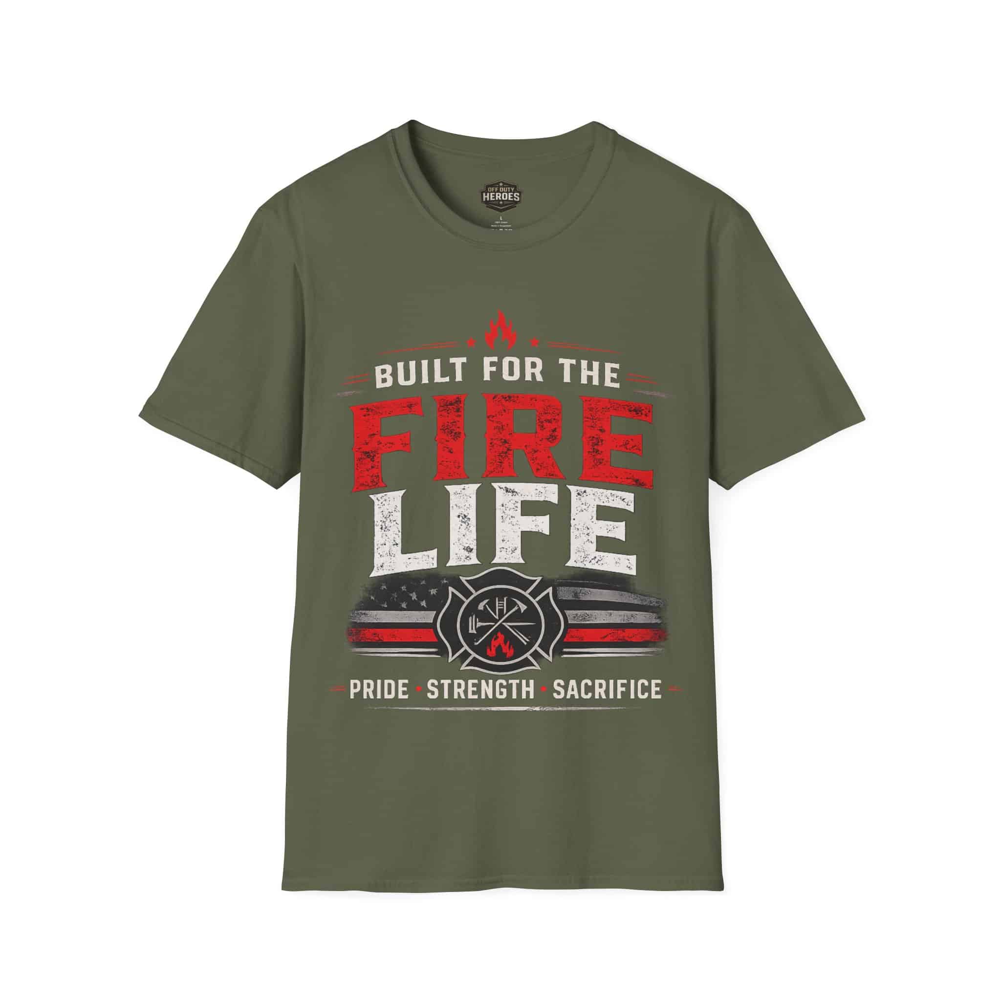 Built for the Fire Life T-Shirt — Firefighter Graphic Tee - Image 6