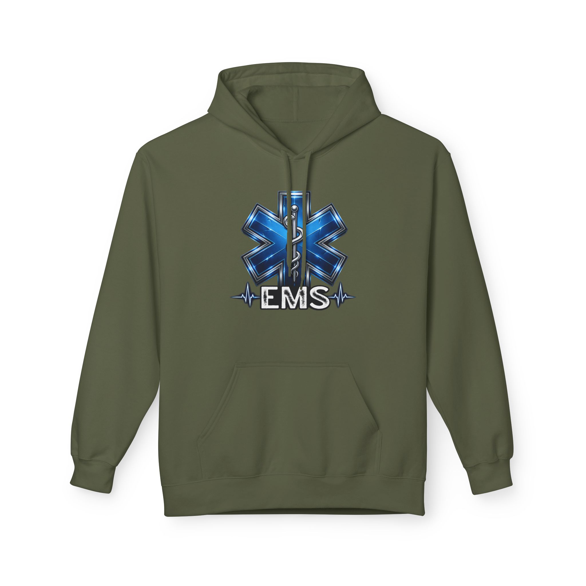 EMS Star of Life Hoodie – Emergency Medical Services Paramedic Sweatshirt - Image 7