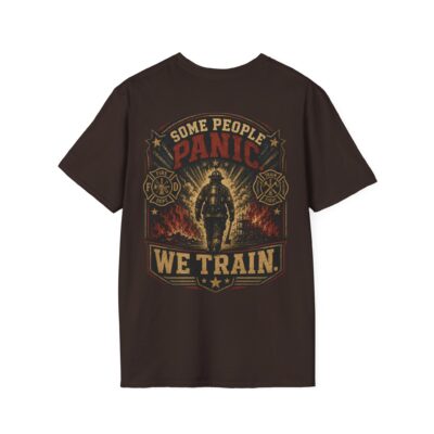 Alternative view of Firefighter Tee Back Print