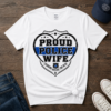Police Wife Shirt with Thin Blue Line Design