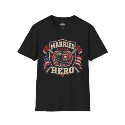 Alternative view of Married to a Firefighter T-Shirt