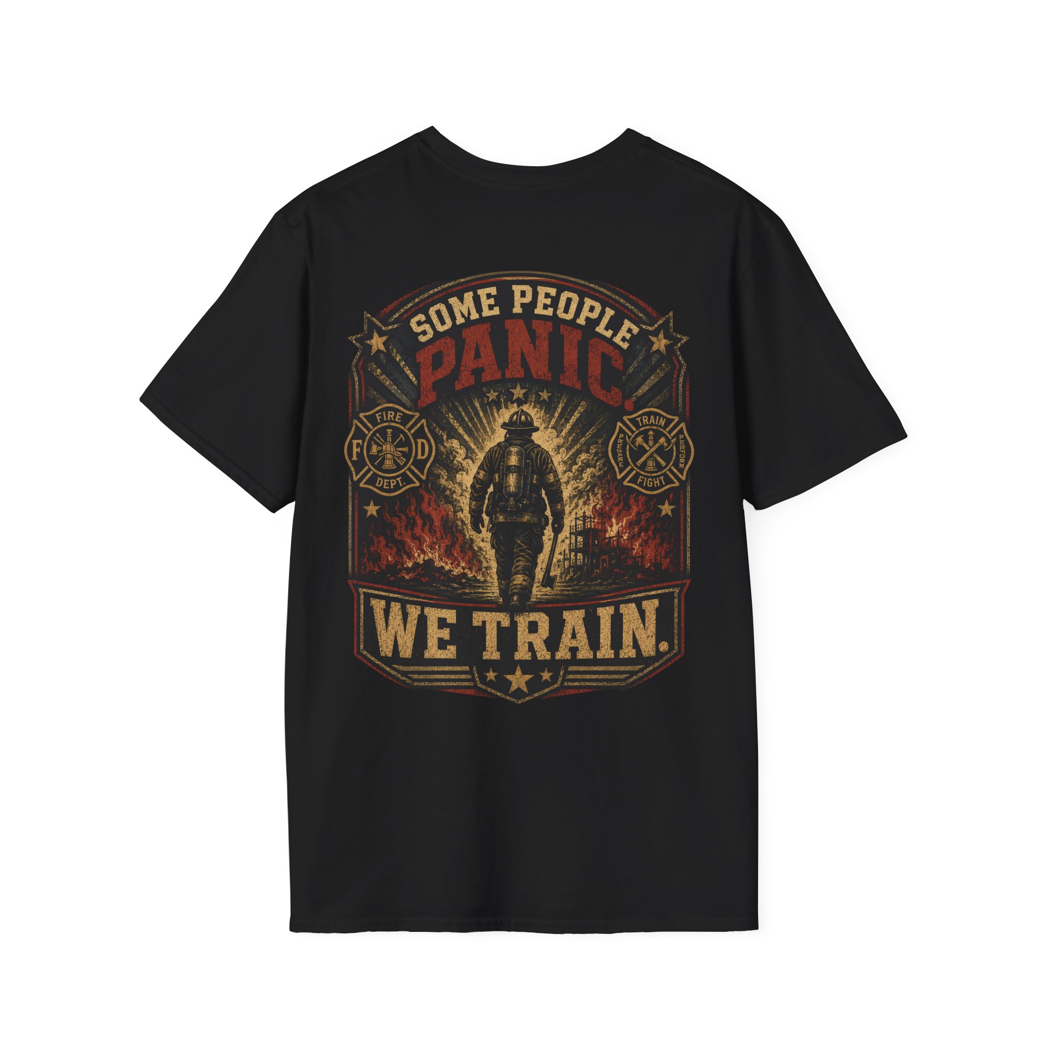 Firefighter Tee Back Print