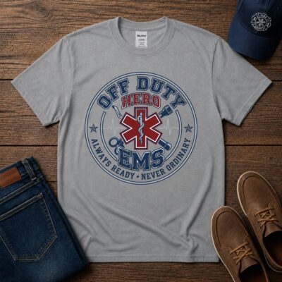 EMS Off Duty Hero T-Shirt — Paramedic EMT Proud Tee